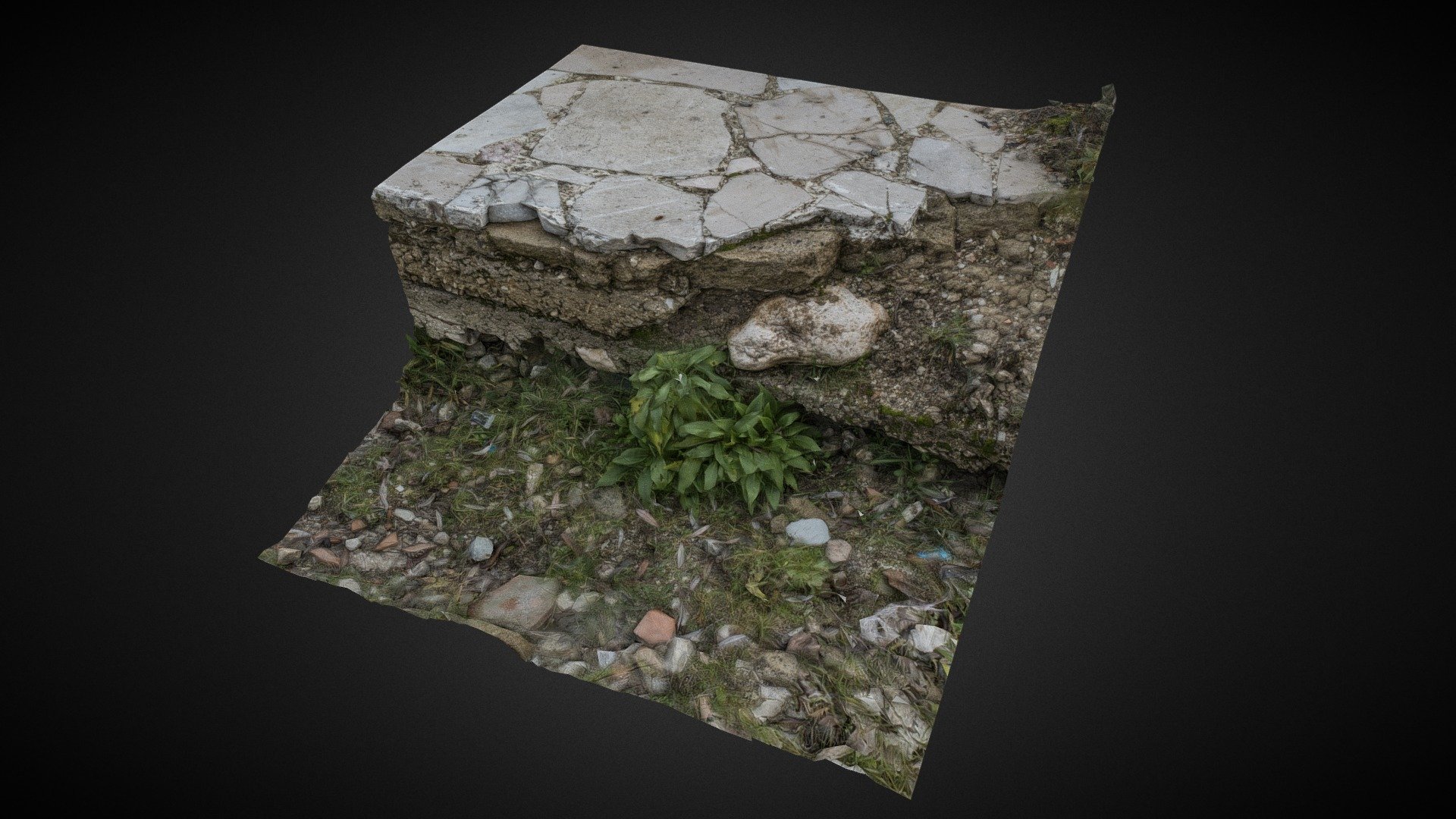 Under the pavement