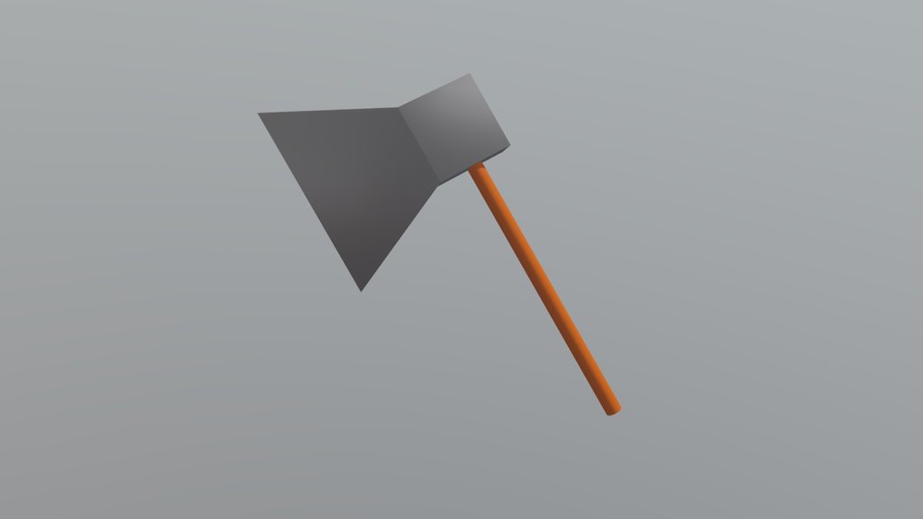 Low Poly Survival Axe - Game Ready