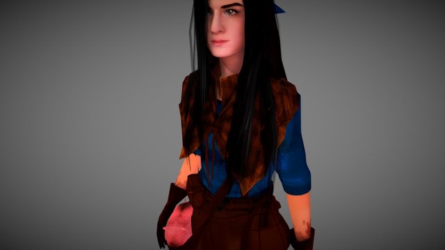 Village farm character 3D Model