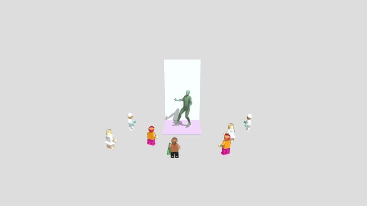 Community AR live performance 3D Model