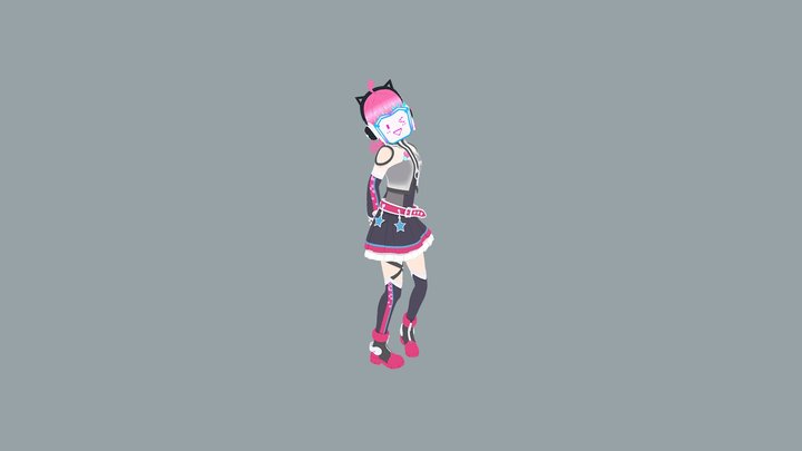 Love Live! - Rina Tennoji Emotive Signal 3D Model