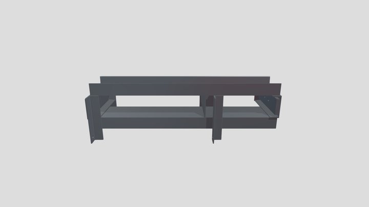 Консоль тротуарная 3D Model