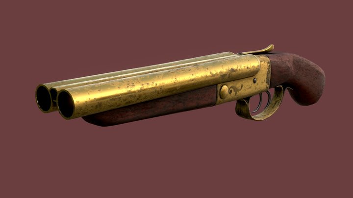 Sawed-off (Low Poly) – Free 3D Model STL