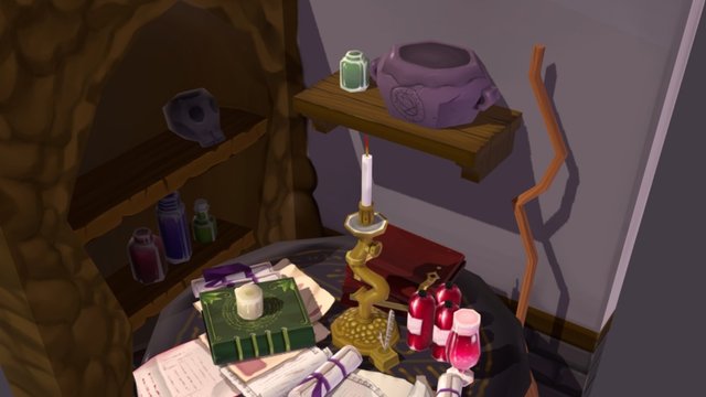 Witch table 3D Model