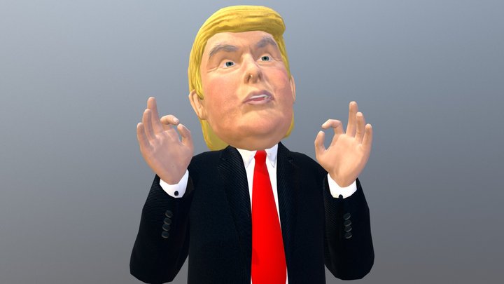 Donaldo Trump 3D Model