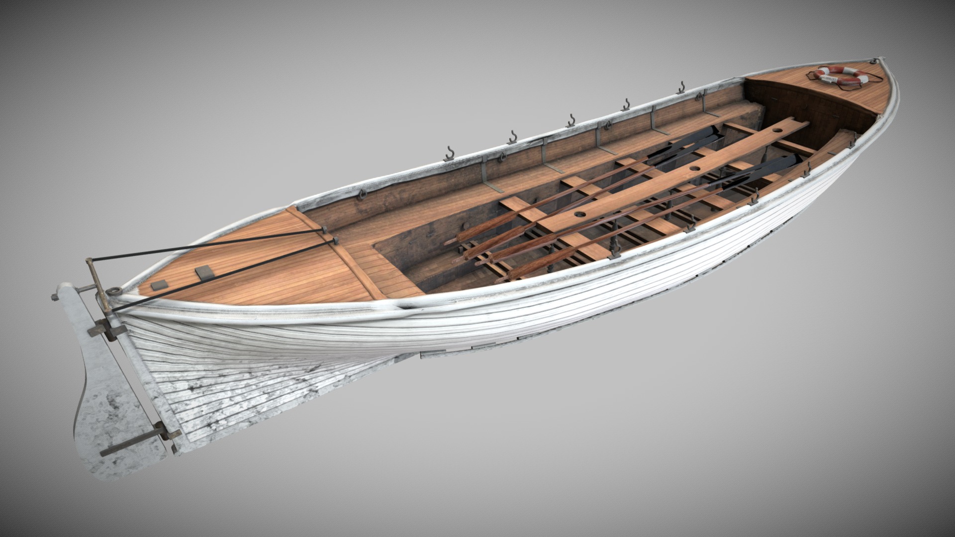 3D model Boat Rettungskutter Compilation - This is a 3D model of the Boat Rettungskutter Compilation. The 3D model is about a model of a ship.