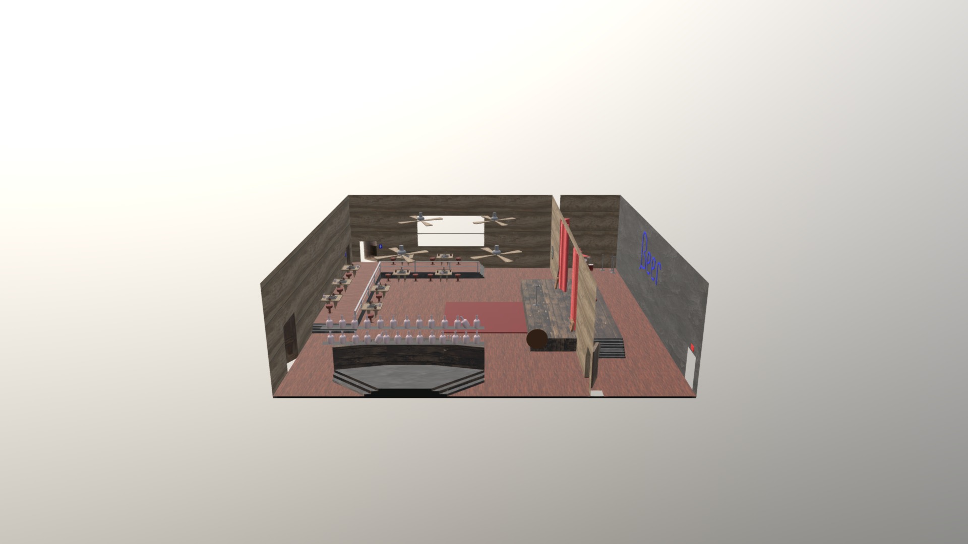 Bar by Max Fambrough - 3D model by mrfambrough4378 [05c5dc4] - Sketchfab