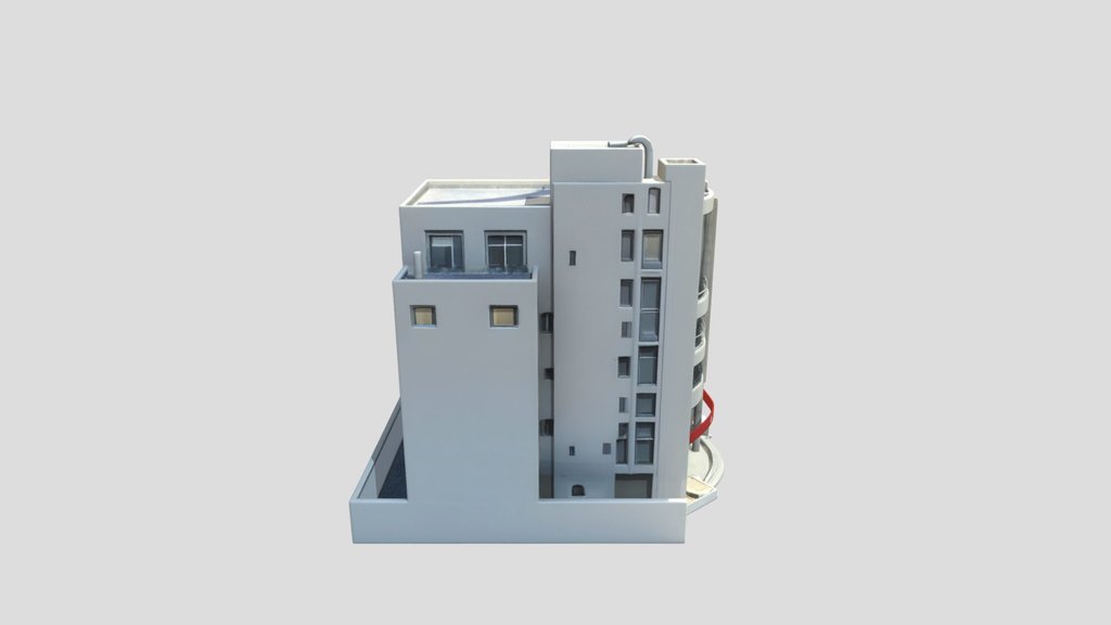 Modern Corner Office Building - Branch Style
