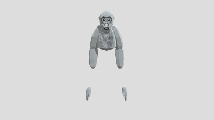 Gorilla Tag Monke 3D Model