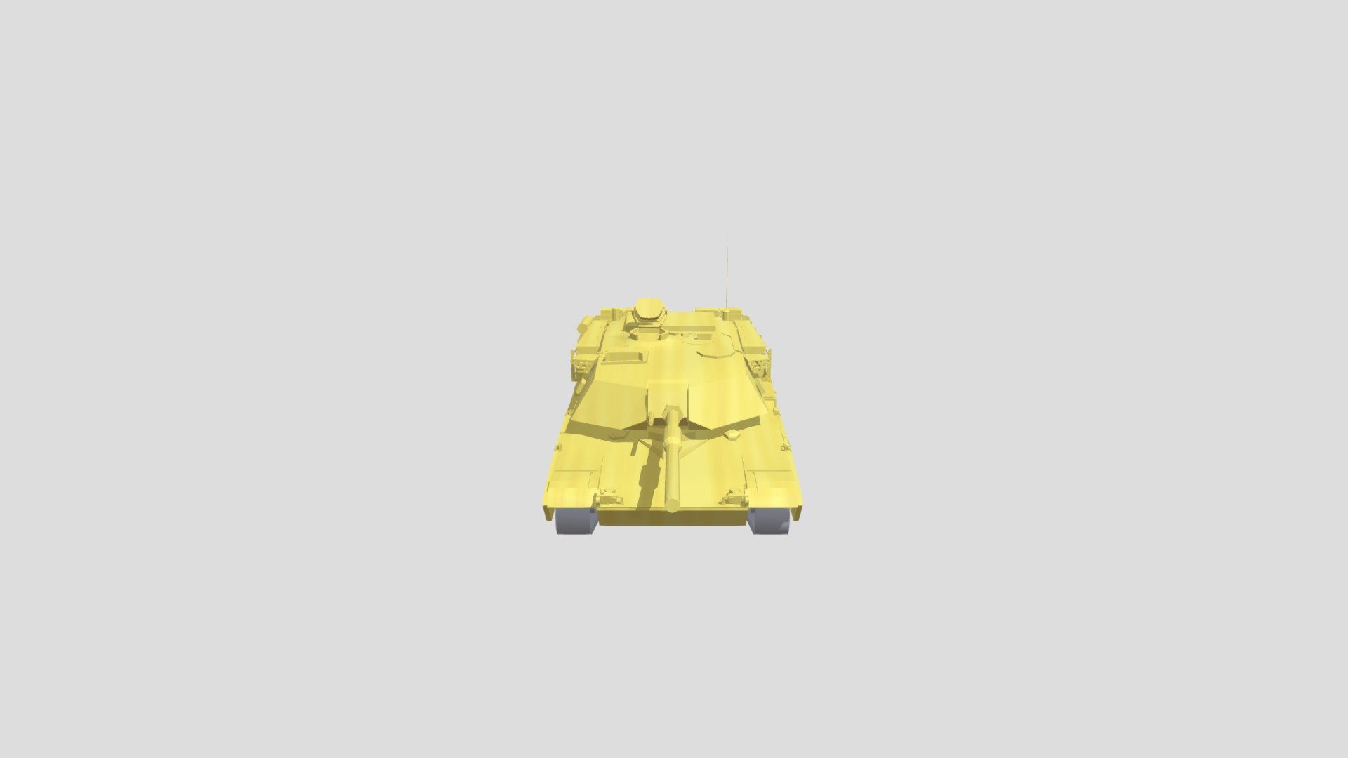 Tank Abrams lowpoly
