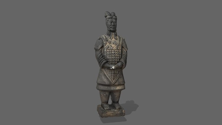 Statuette Chinoise 3D Model