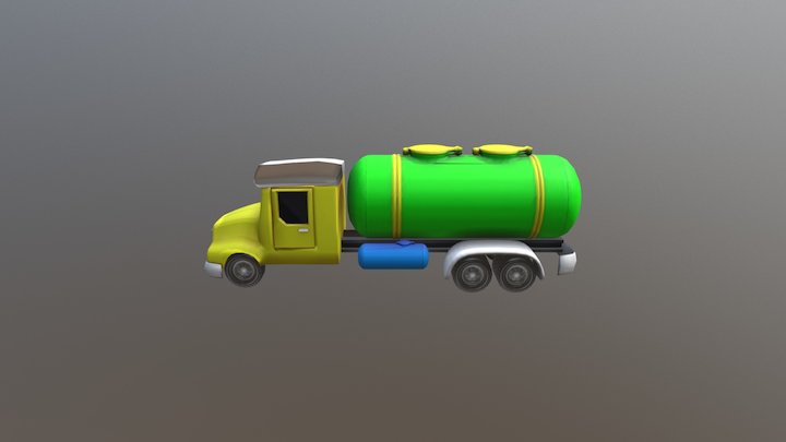 Water tanker 3D Model