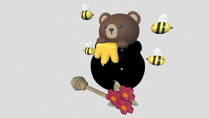 Honeybear 3D Model