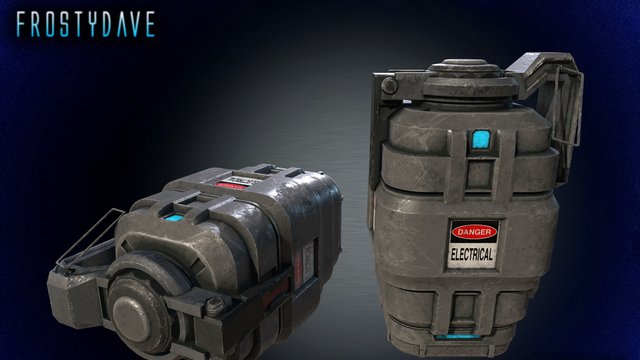 Pulse Grenade 3D Model