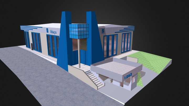 FACHADA IBIAÇU 3D Model