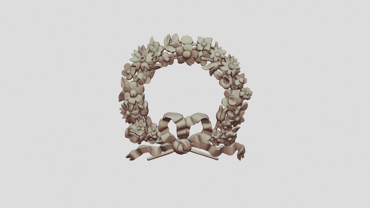 AT-011 flower Crown_ Low 3D Model