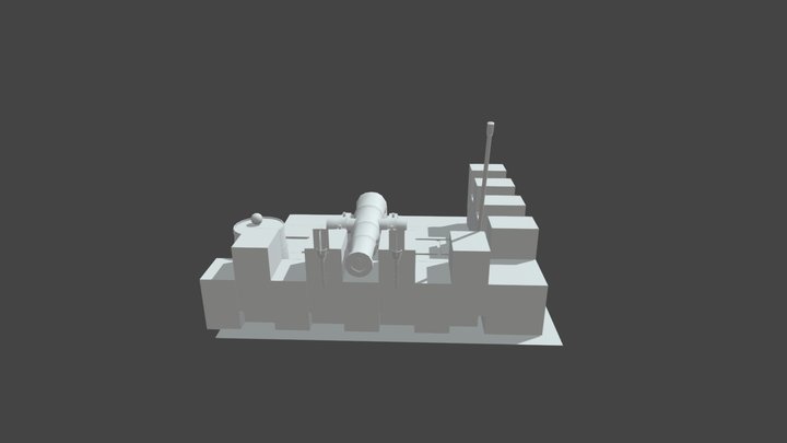 Cannon Environment 3D Model