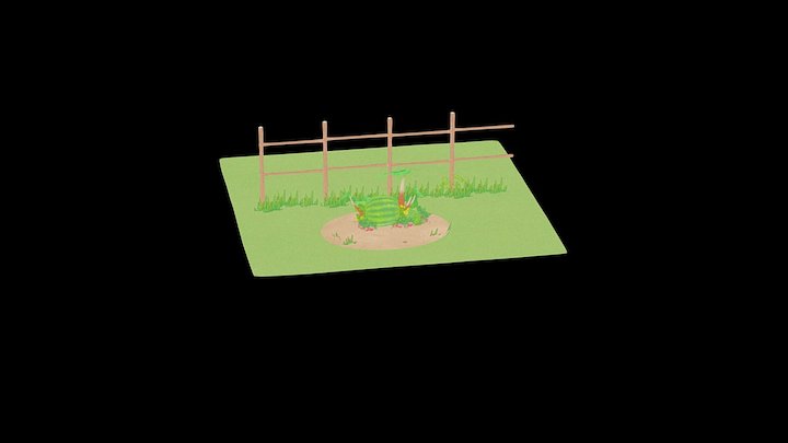 Summer Garden 3D Model