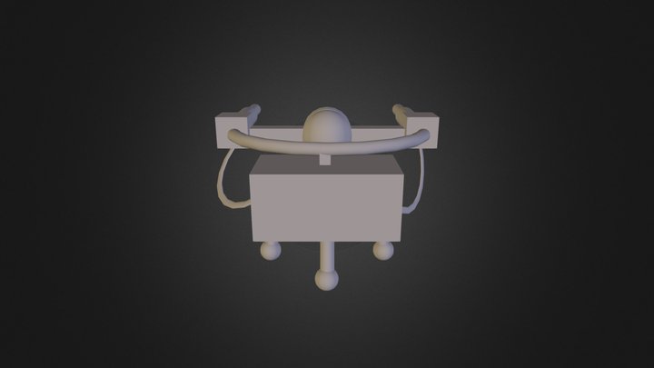 Tier 1 Sentry Turret 3D Model