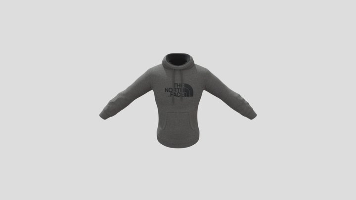 The North Face Hoodie 3D Model