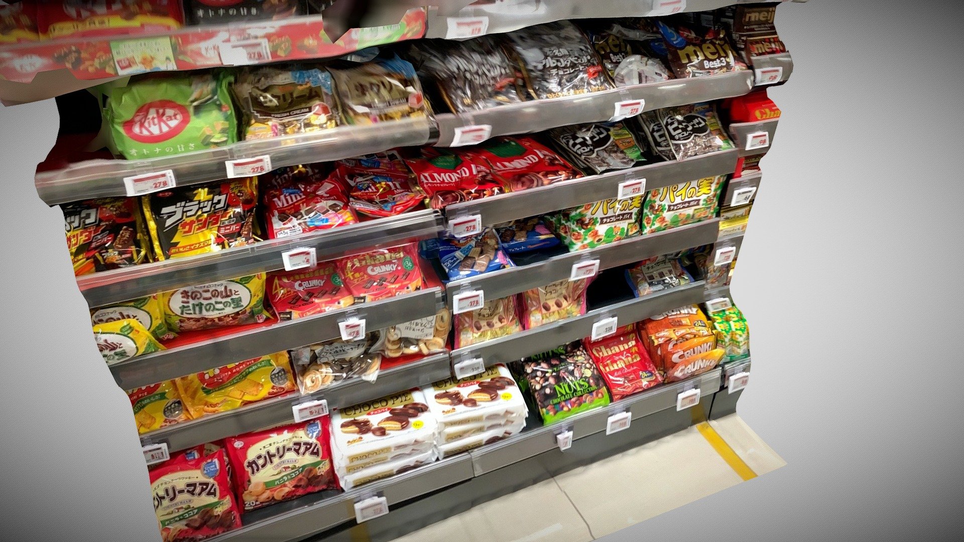 Sweets at the supermarket / Japan 3D model by Koto3D Stephane Vogley