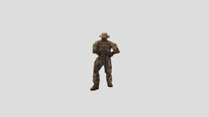 Браконьер 3D Model