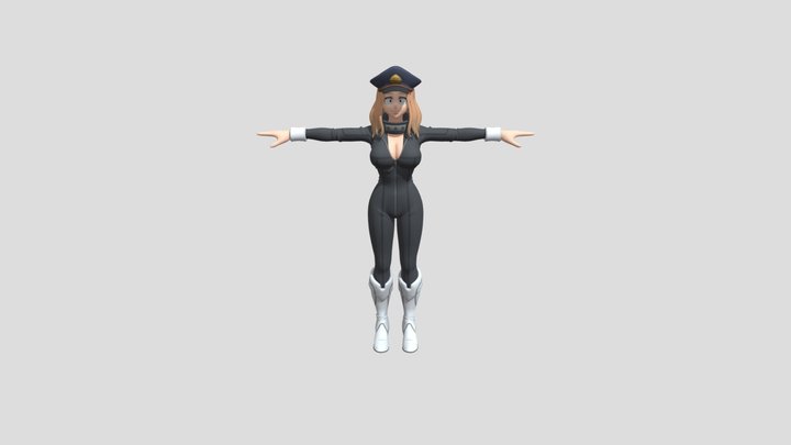 Cammie -MHA One Justice 2 3D Model