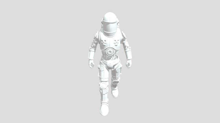 Rusty Guardian 3D Model