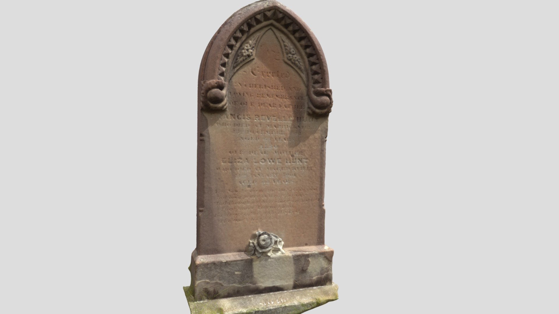 Carved headstone - Rookwood Cemetery  Sydney.