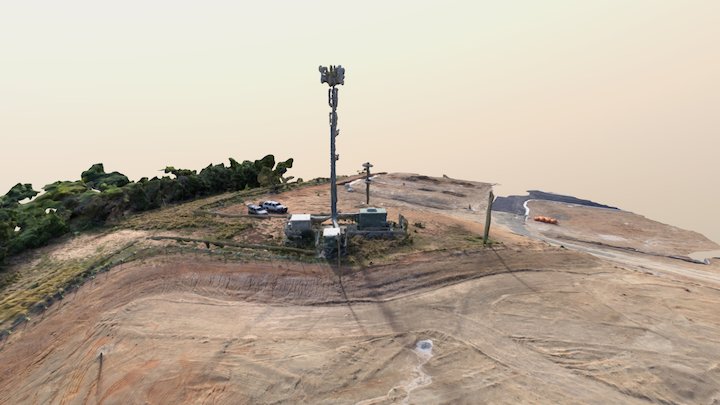 MF Telco Tower Simplified 3d Mesh 3D Model