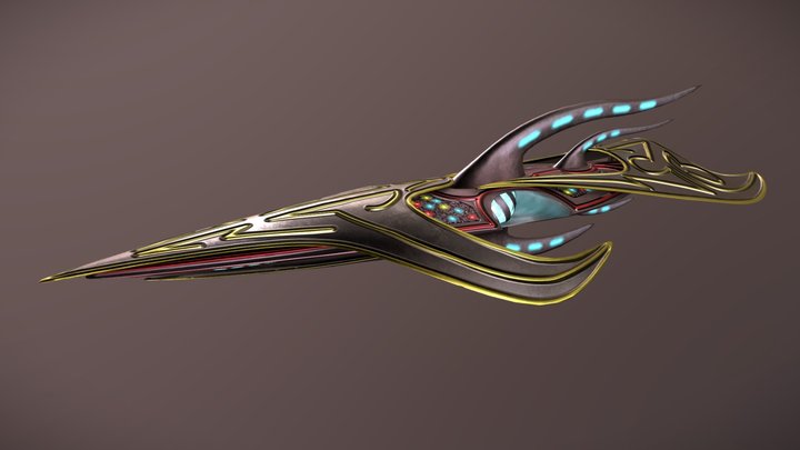 3D Starship 3D Model