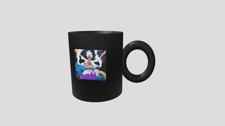 Luffy Gear 5 Mug 3D Model | 0ne Piece 3D Model