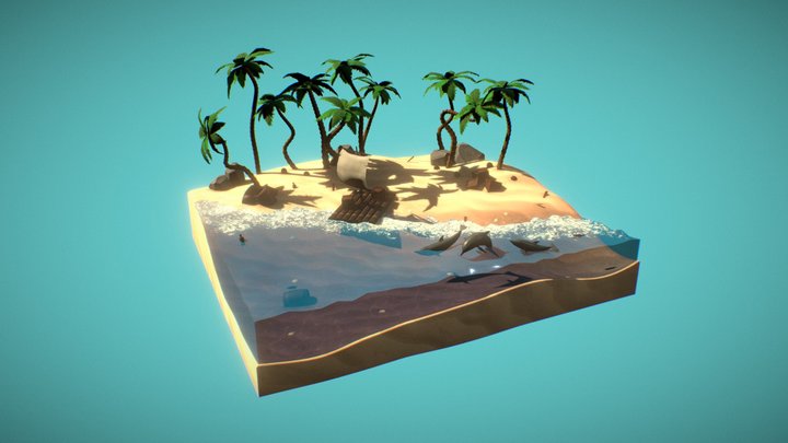 Island 3D Model