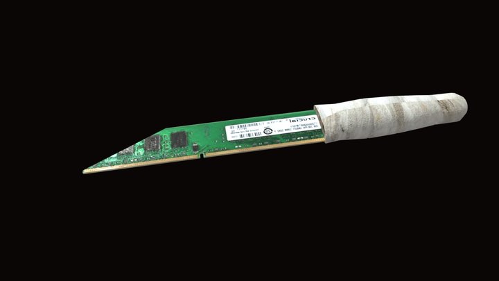 16_ram_Knife 3D Model