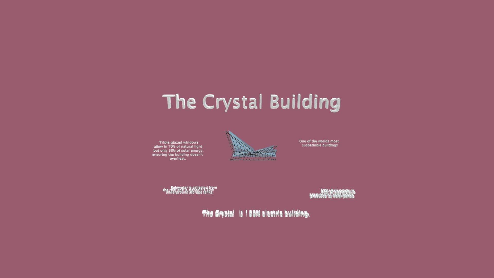 The royal Docks Project The crystal Building Download Free 3D model