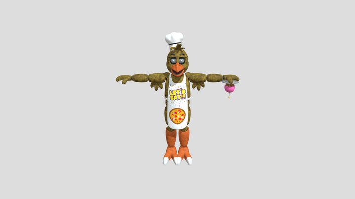 Classic Chica 3D Model