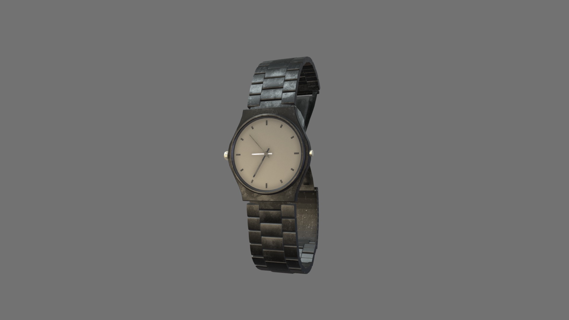 3D model Watch model - This is a 3D model of the Watch model. The 3D model is about a watch on a person's wrist.