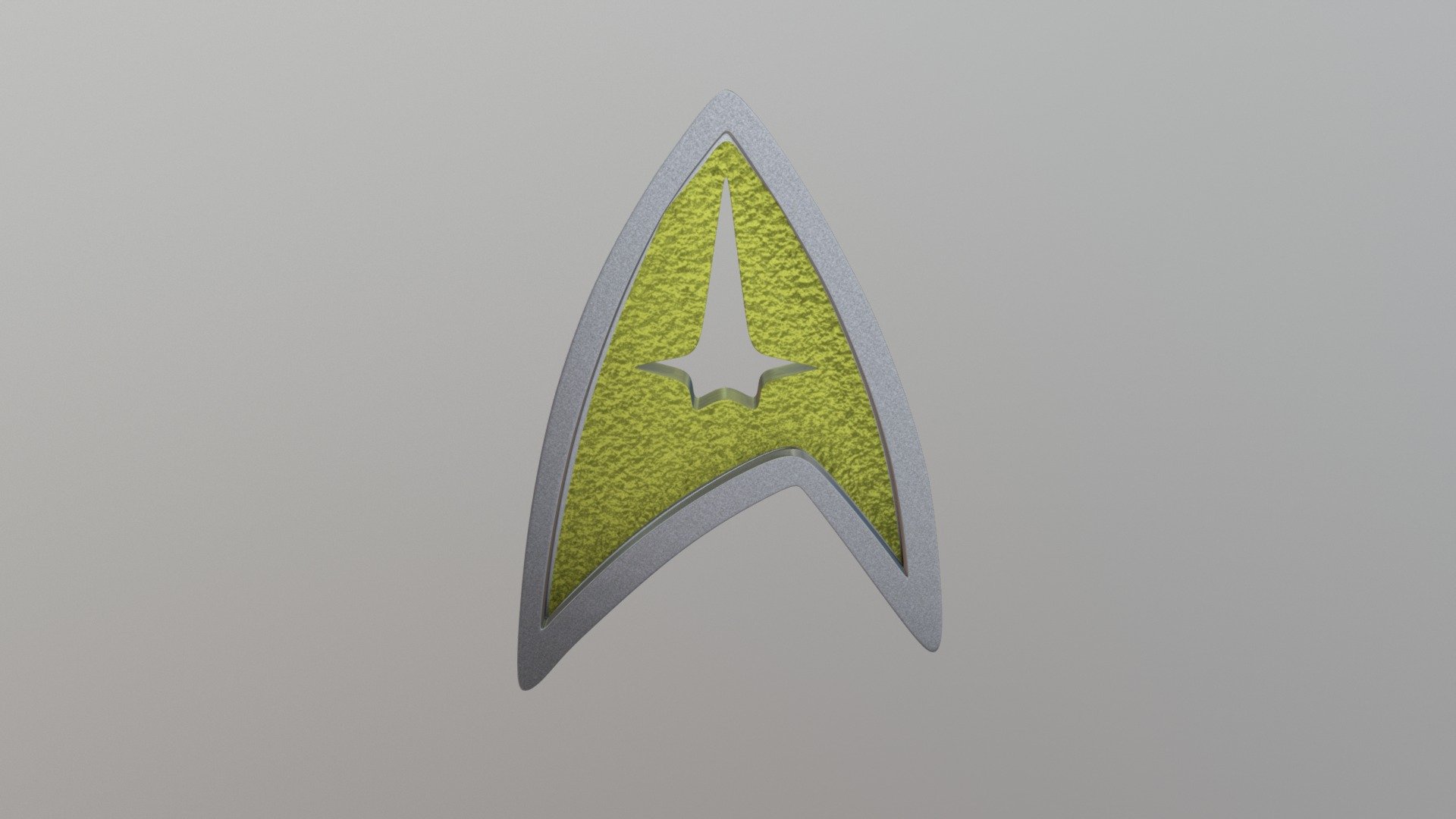 Starfleet Badge textured