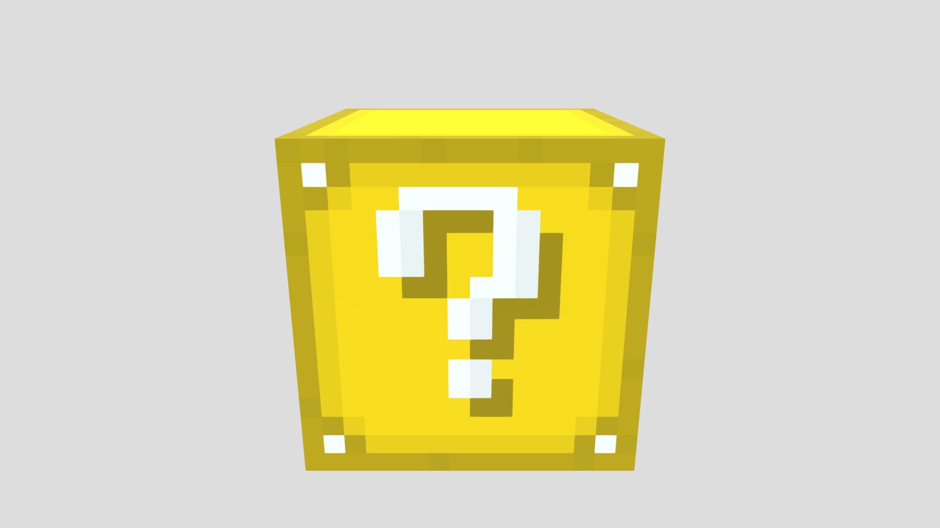 Lucky Block 3D Model By Txzca casyilloluis6 05d5028 Sketchfab