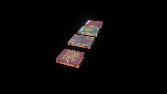 book magician practice 3D Model