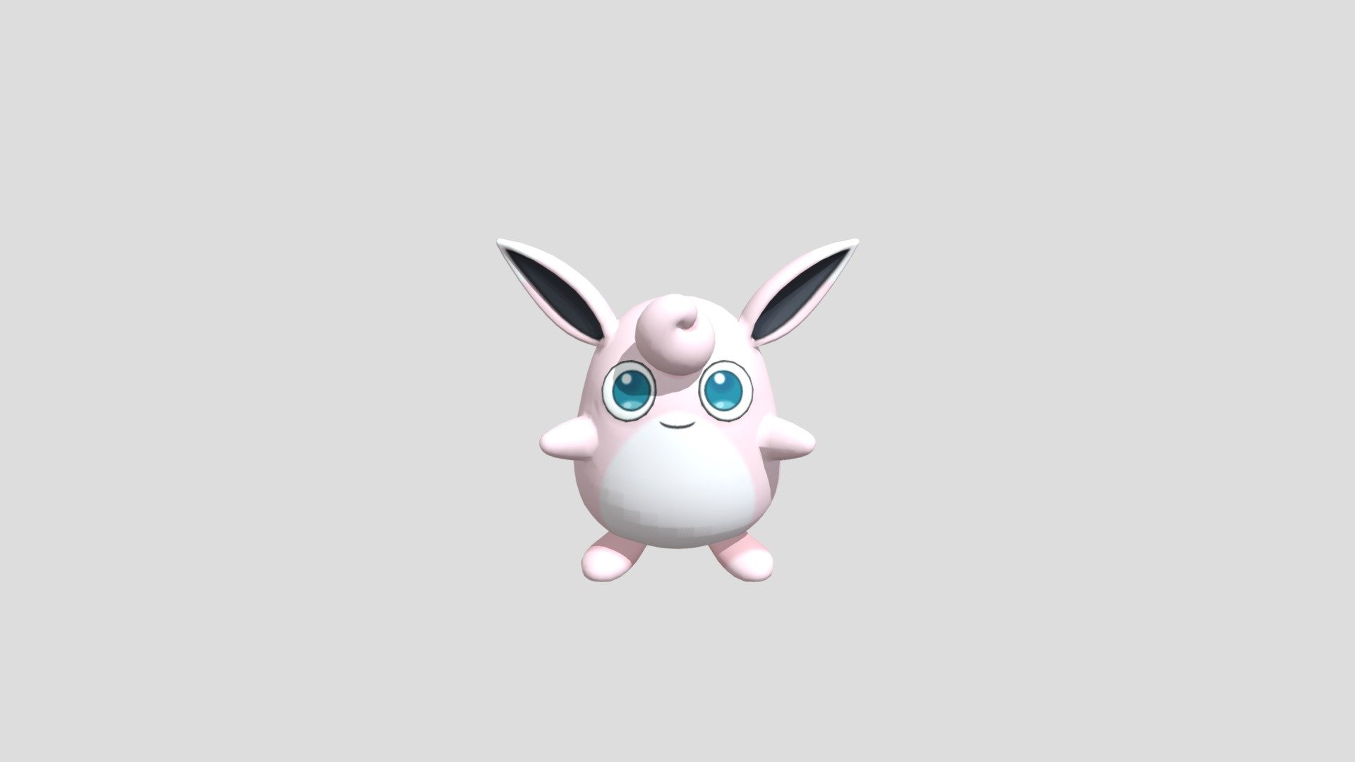 3DS Pokemon X Y 040 Wigglytuff Download Free 3D model by