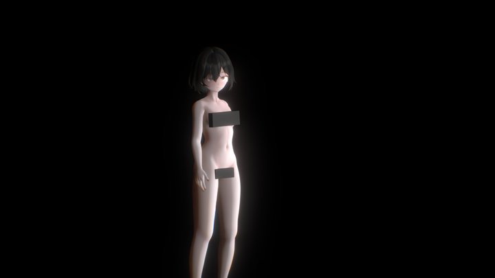 NSFW Cutie girl 3D Model