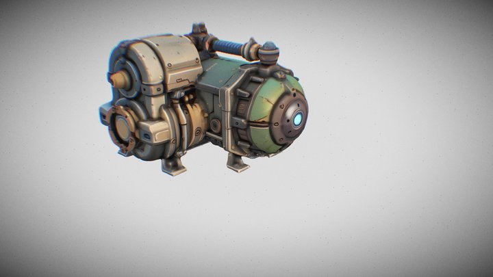 industrial mechanical device 3D Model