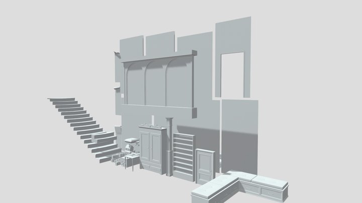 poppy playtime 1 poppy rooms 3D Model