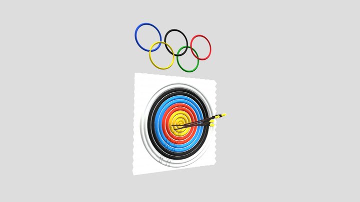 2020 Tokyo Olympic | Archery robin arrow 3D Model