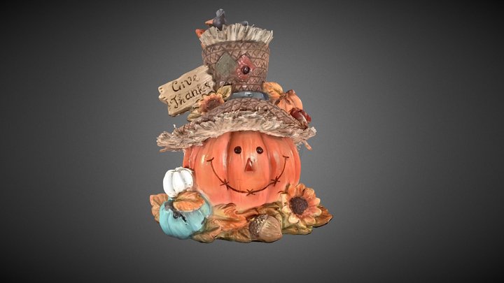 Thanks Giving Decor By Revopoint INSPIRE 2 – Free 3D Model STL