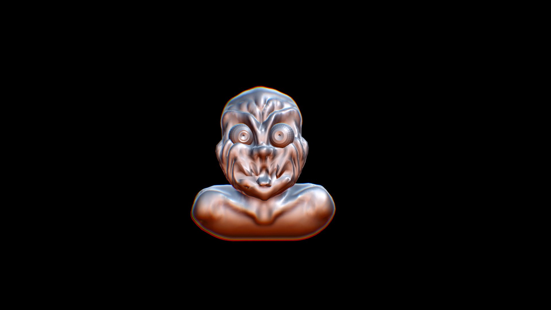 SculptJanuary Day 9 - Rage (Mood) - 3D model by b-charmander [05d9d14 ...
