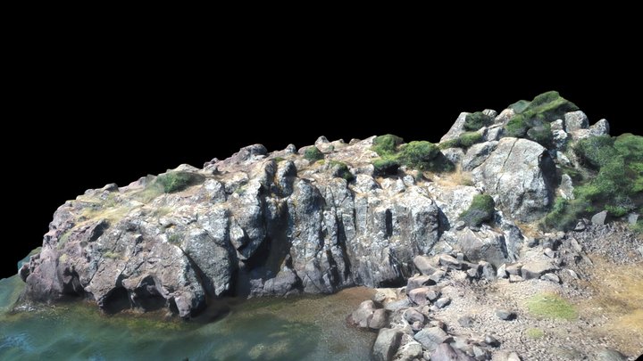 Volcanic Structure, Parakoila 3D Model