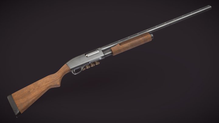 Remington 870 – Modello 3D gratuito STL