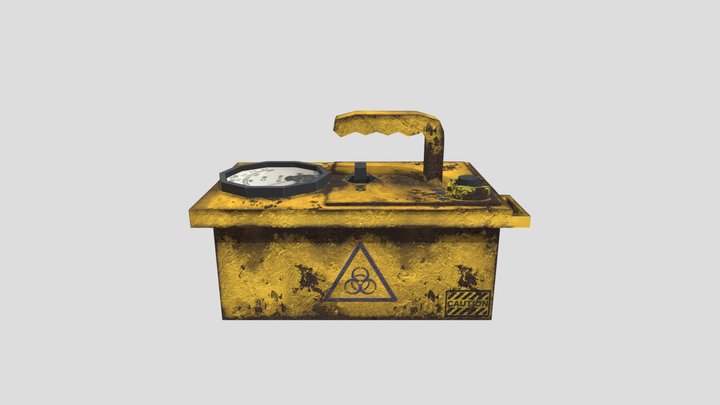 Geiger Counter Model 3D Model